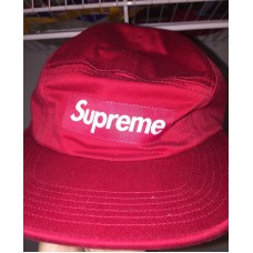 RED LIMITED SUPREME HAT WITH LEATHER STRAP  eb-11724673